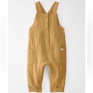 Carter’s Little Planet Organic Cotton Gauze Overall Jumpsuit Size 24M